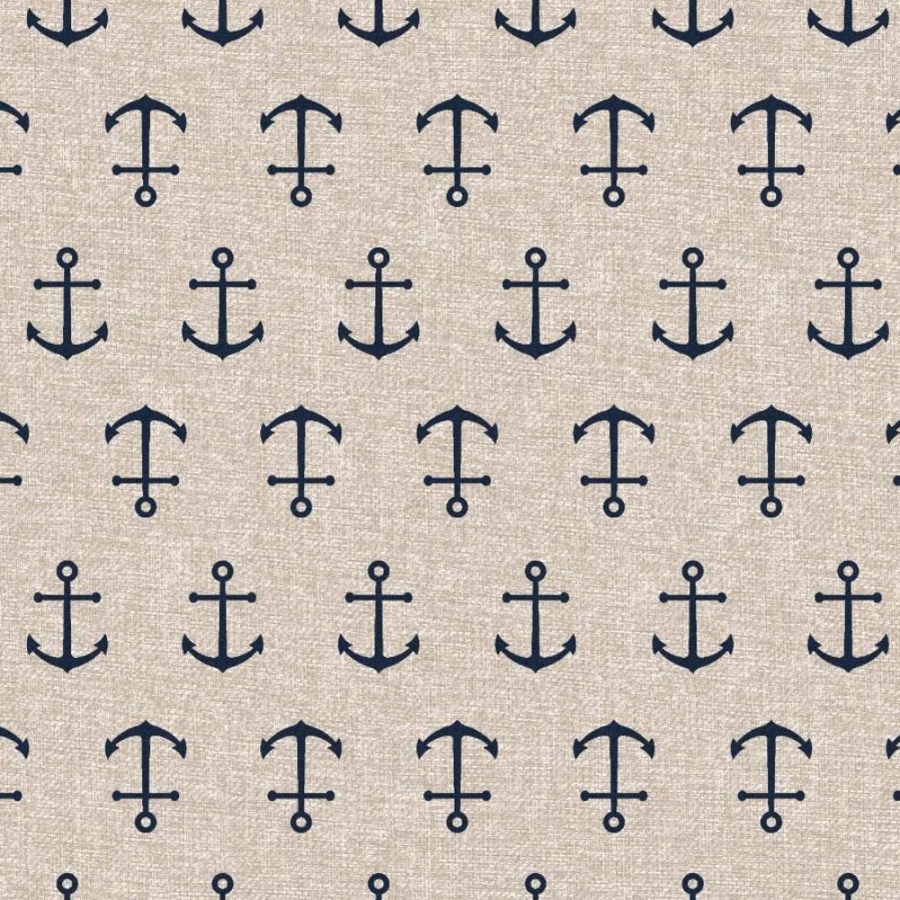.szovet horgony minta navy kek bezs hajo tengeresz angol elegans vaszonhatasu jacquard telitett sotetkek.jpg